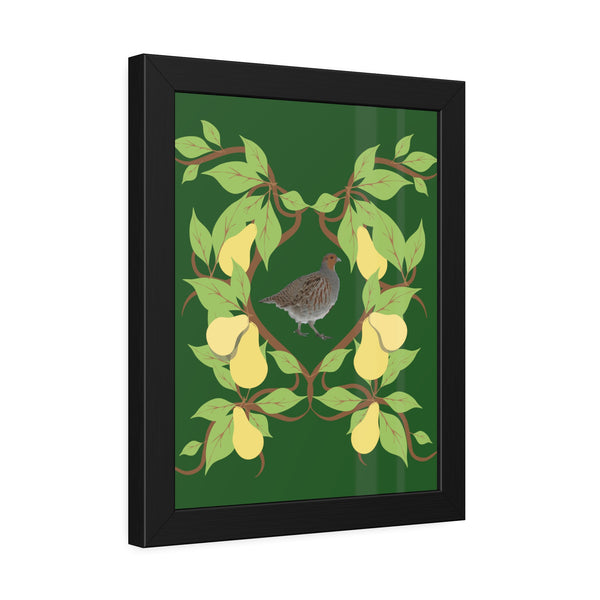 Partridge in a Pear Tree Framed Paper Posters