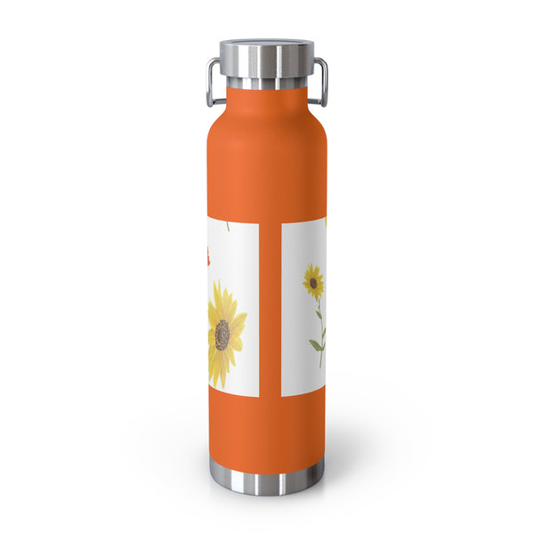 Sunflower Faerie Copper Vacuum Insulated Bottle, 22oz