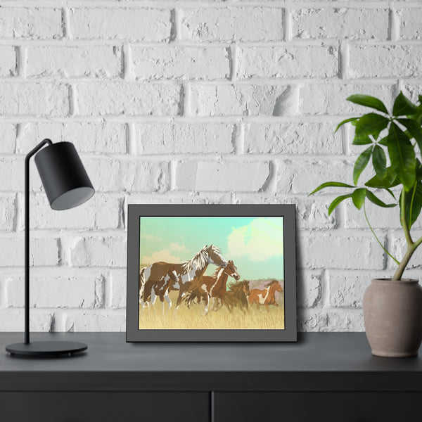 Mustangs Framed Paper Posters