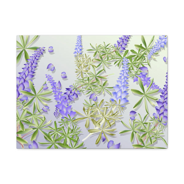 Blue Bonnet Lupins Gallery Wraps