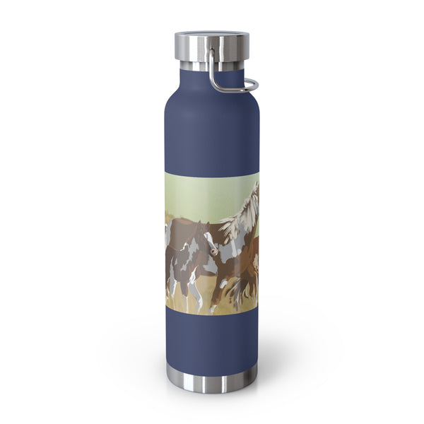 Mustangs Copper Vacuum Insulated Bottle, 22oz
