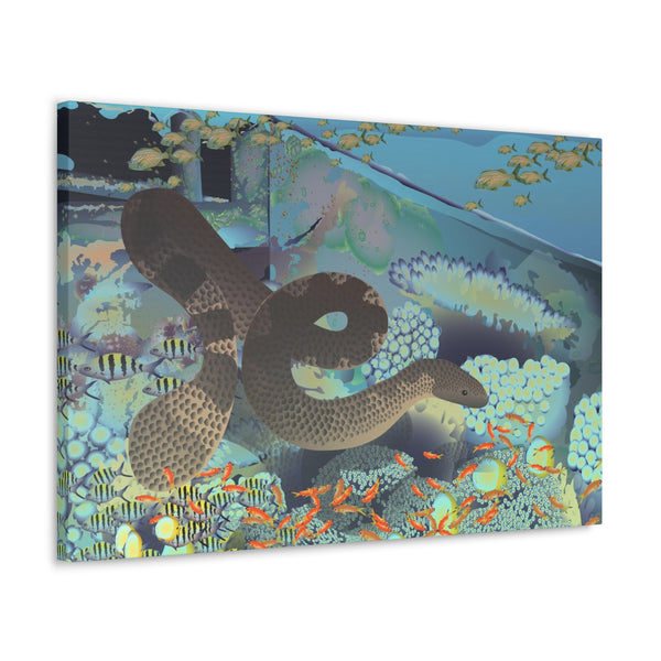 Sea Snake Canvas Gallery Wraps