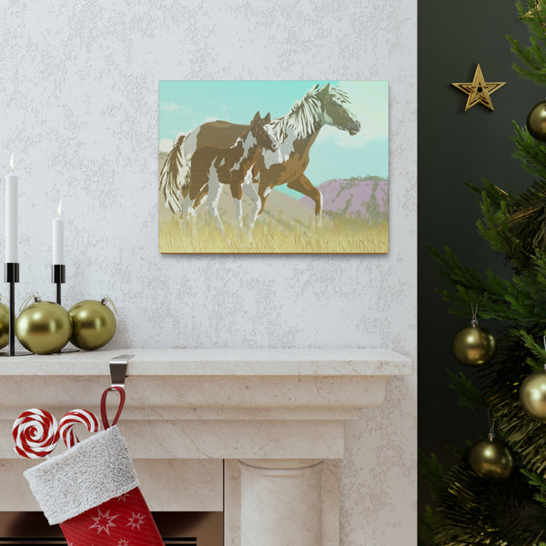 Mare and Colt Gallery Wraps