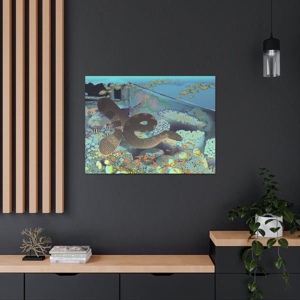 Sea Snake Canvas Gallery Wraps