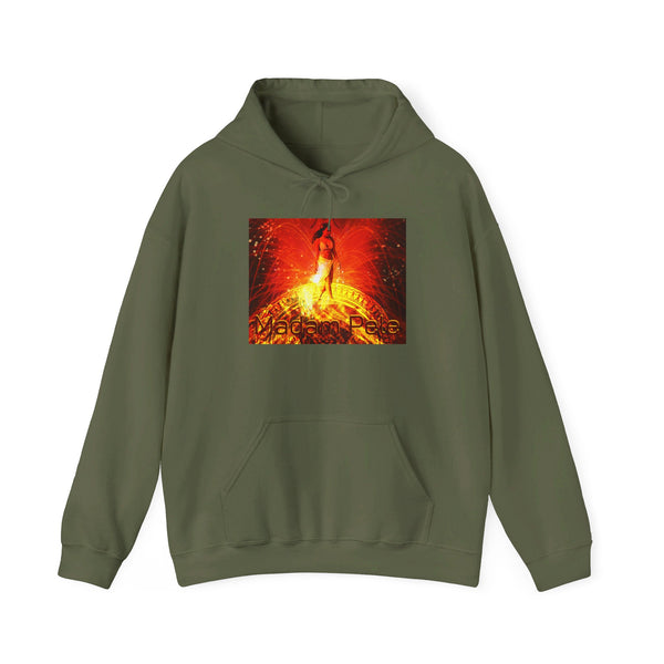 Madam Pele, Volcano Goddess Unisex Heavy Blend™ Hooded Sweatshirt