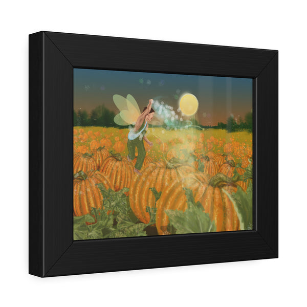 Pumpkin Fairy Framed Paper Posters