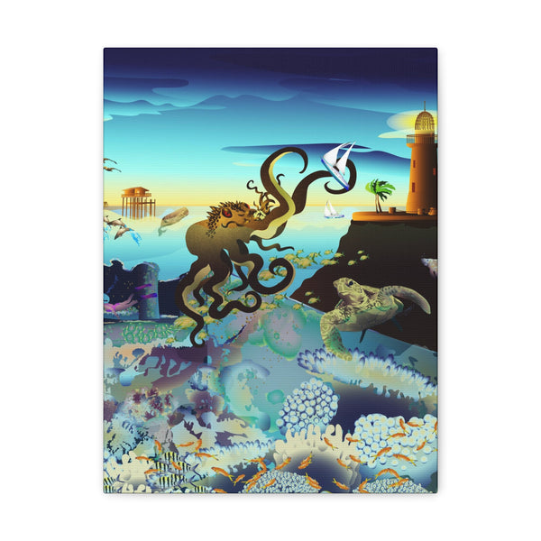 Above and Below Biscayne Bay  Canvas Gallery Wraps