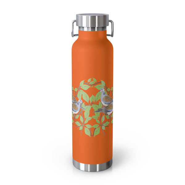 Two Turtle Doves Copper Vacuum Insulated Bottle, 22oz