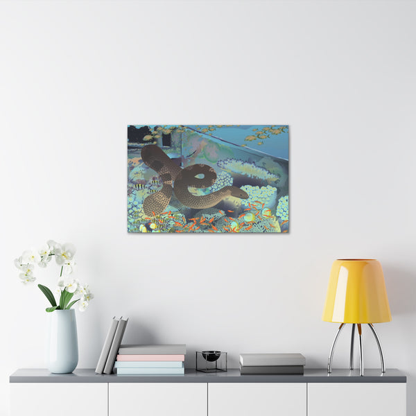 Sea Snake Canvas Gallery Wraps