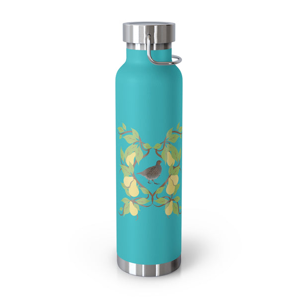 Partridge N Pear Copper Vacuum Insulated Bottle, 22oz
