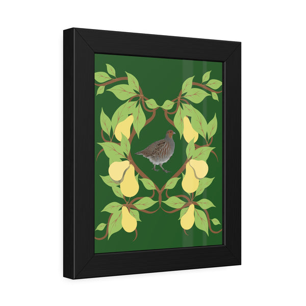 Partridge in a Pear Tree Framed Paper Posters
