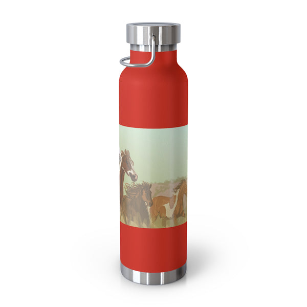 Mustangs Copper Vacuum Insulated Bottle, 22oz