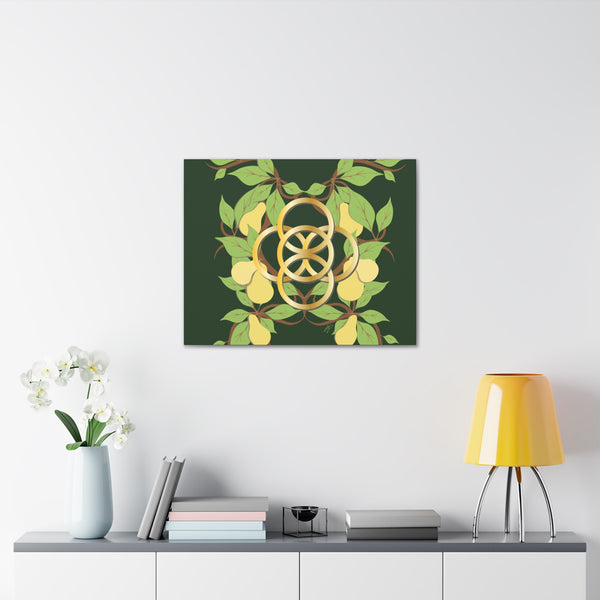 Five Golden Rings of Christmas  Canvas Gallery Wraps