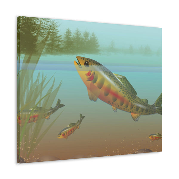 Golden Trout Canvas Gallery Wraps