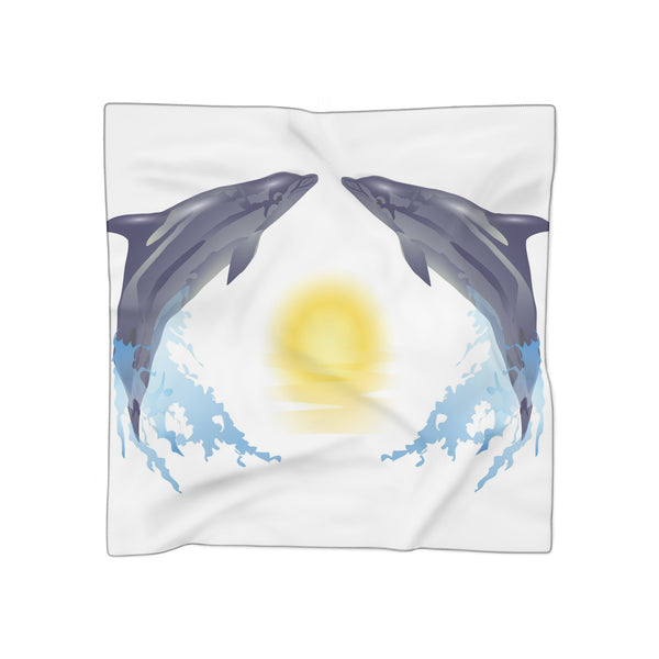 Dolphin Love Poly Scarf