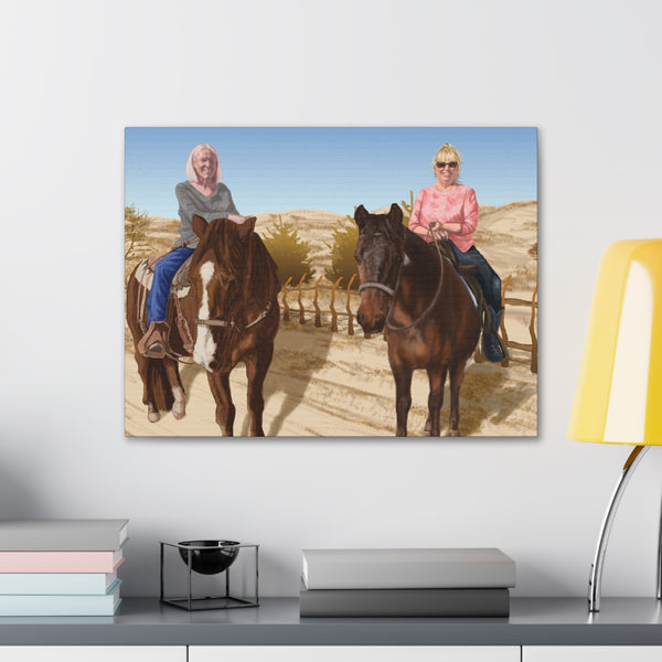 Hank and Friends Canvas Gallery Wraps