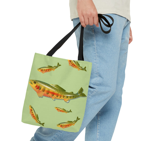 Golden Trout AOP Tote Bag