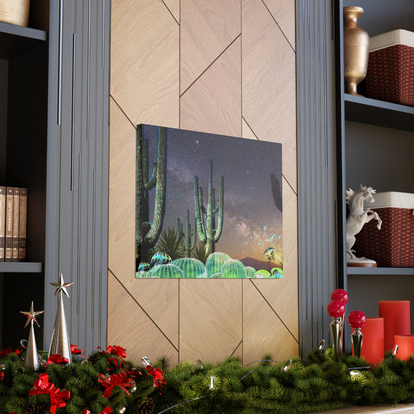 Cactus Glow Gallery Wraps