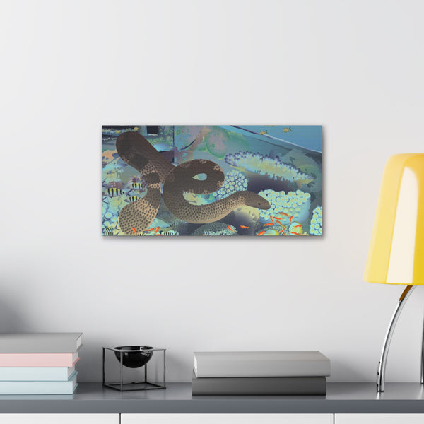 Sea Snake Canvas Gallery Wraps