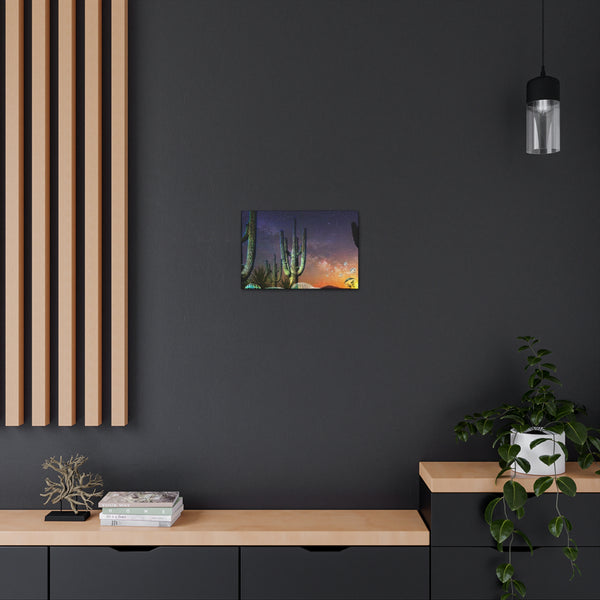 Cactus Glow Canvas Gallery Wraps