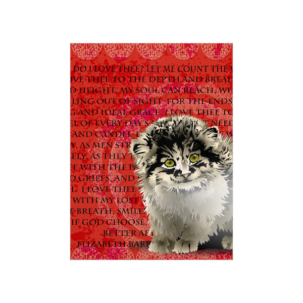 Pallas Cat Love Premium Matte vertical posters