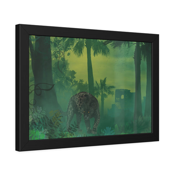 Jungle Panther Framed Paper Posters