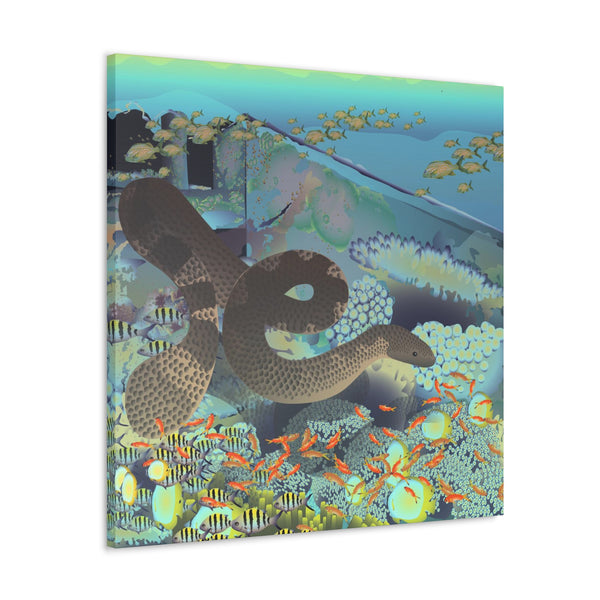 Sea Snake Canvas Gallery Wraps