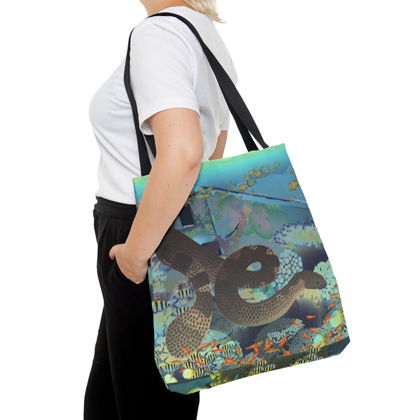 Sea Snake AOP Tote Bag