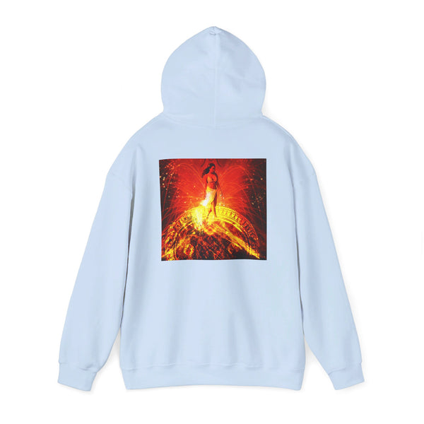 Madam Pele, Volcano Goddess Unisex Heavy Blend™ Hooded Sweatshirt