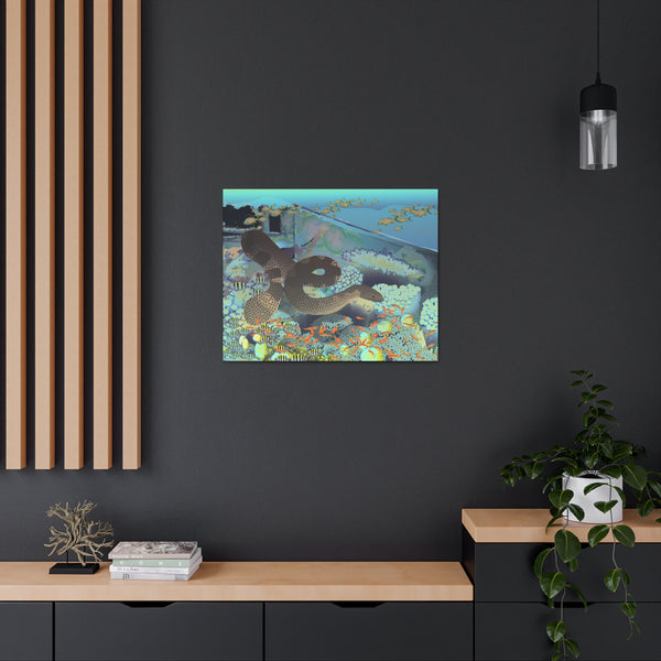 Sea Snake Canvas Gallery Wraps