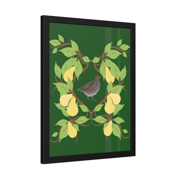 Partridge in a Pear Tree Framed Paper Posters