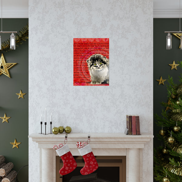 Pallas Cat Love Premium Matte vertical posters