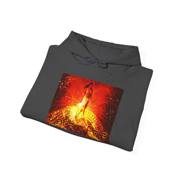 Madam Pele, Volcano Goddess Unisex Heavy Blend™ Hooded Sweatshirt