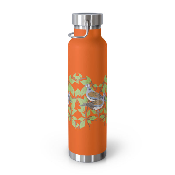 Two Turtle Doves Copper Vacuum Insulated Bottle, 22oz