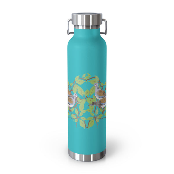 Two Turtle Doves Copper Vacuum Insulated Bottle, 22oz