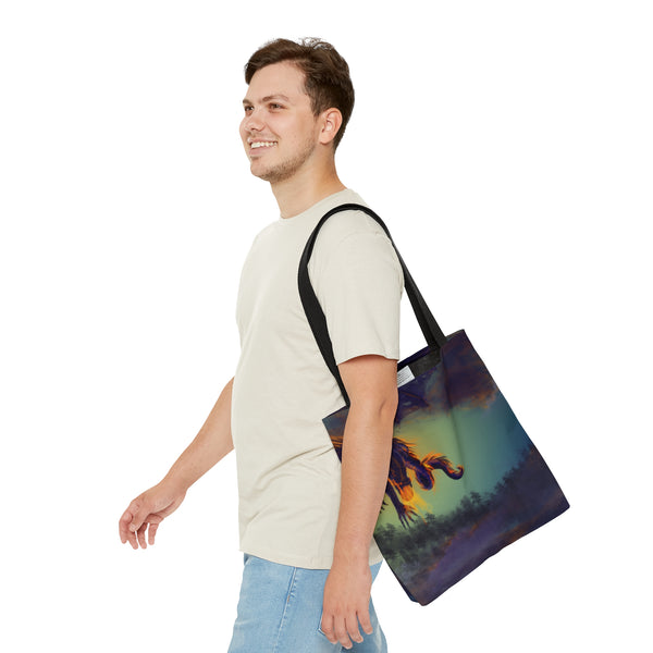 Dragon AOP Tote Bag