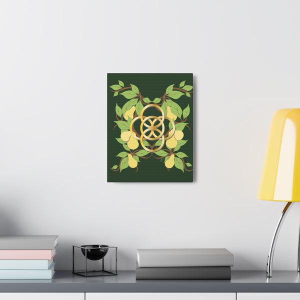 Five Golden Rings of Christmas  Canvas Gallery Wraps