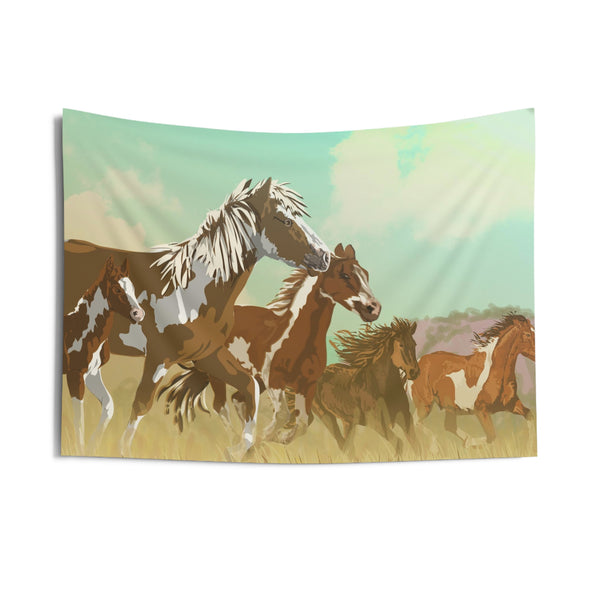 Mustangs Indoor Wall Tapestries