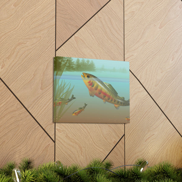 Golden Trout Canvas Gallery Wraps
