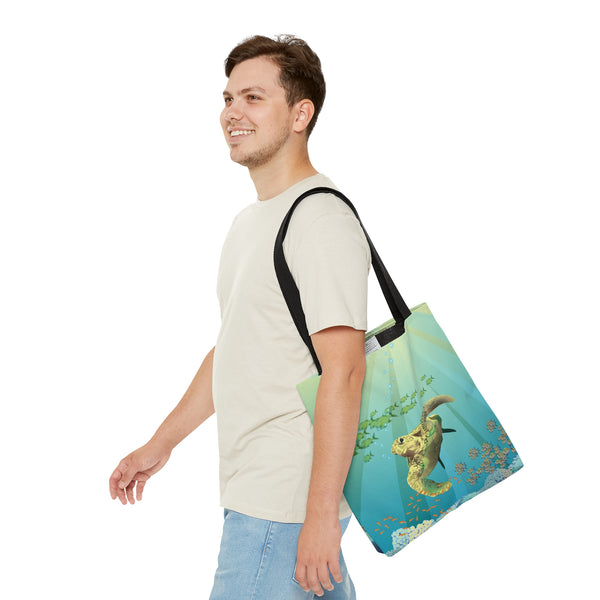 Sea Life AOP Tote Bag