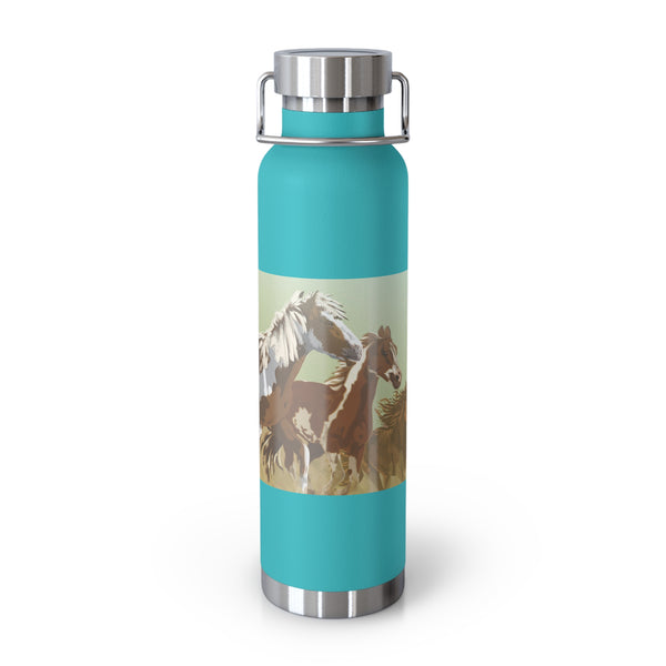 Mustangs Copper Vacuum Insulated Bottle, 22oz