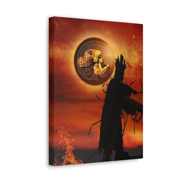 Snake Shaman Canvas Gallery Wraps