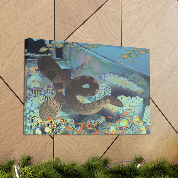 Sea Snake Canvas Gallery Wraps