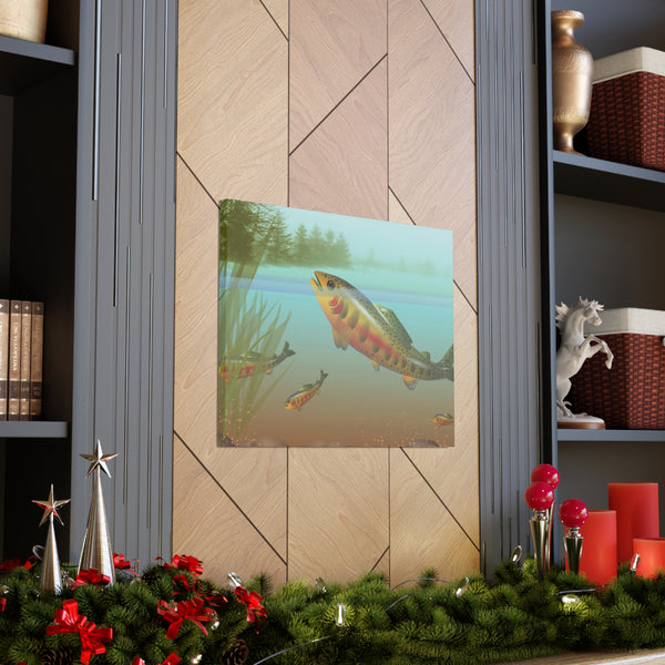 Golden Trout Canvas Gallery Wraps