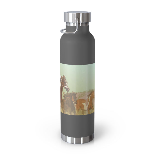 Mustangs Copper Vacuum Insulated Bottle, 22oz