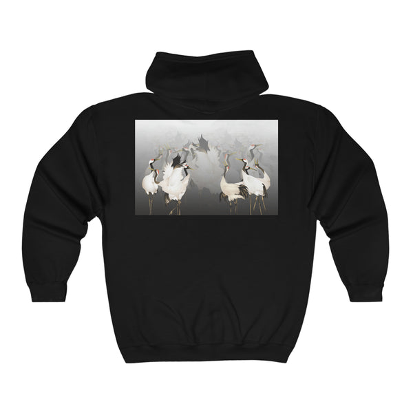 Lucky Cranes Unisex Heavy Blend™ Full Zip Hooded Sweatshirt