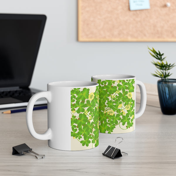 Clover Ceramic Mug 11oz