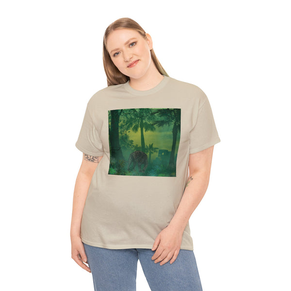 Jungle Panther Unisex Heavy Cotton Tee