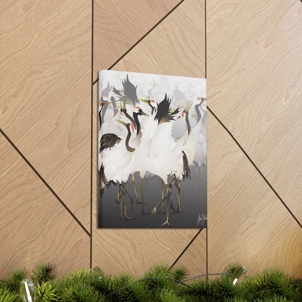 Lucky Cranes Canvas Gallery Wraps