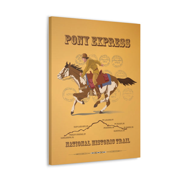 Pony Express Canvas Gallery Wraps